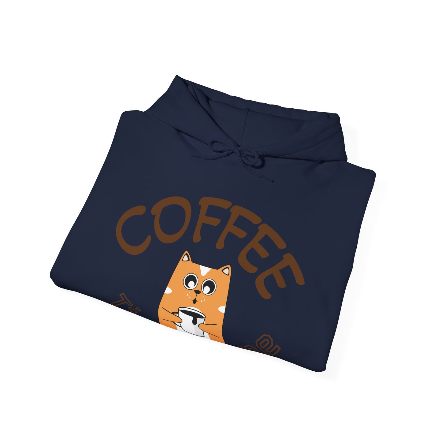 Cat Coffee Time Hoodie Sweatshirt