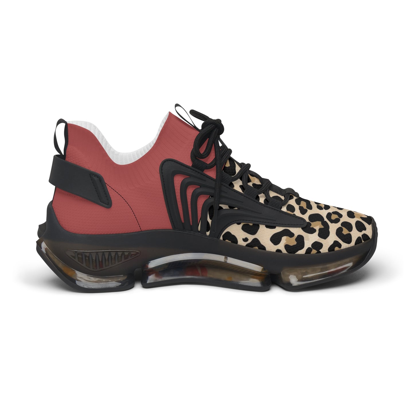 Leopard Mesh Sneakers — Women’s Fashion Athletic Shoes
