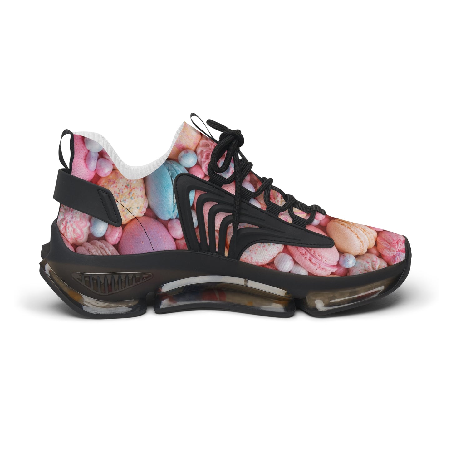 Colorful Candy Macaron Mesh Sneakers — Women's Pastel Athletic Shoes©