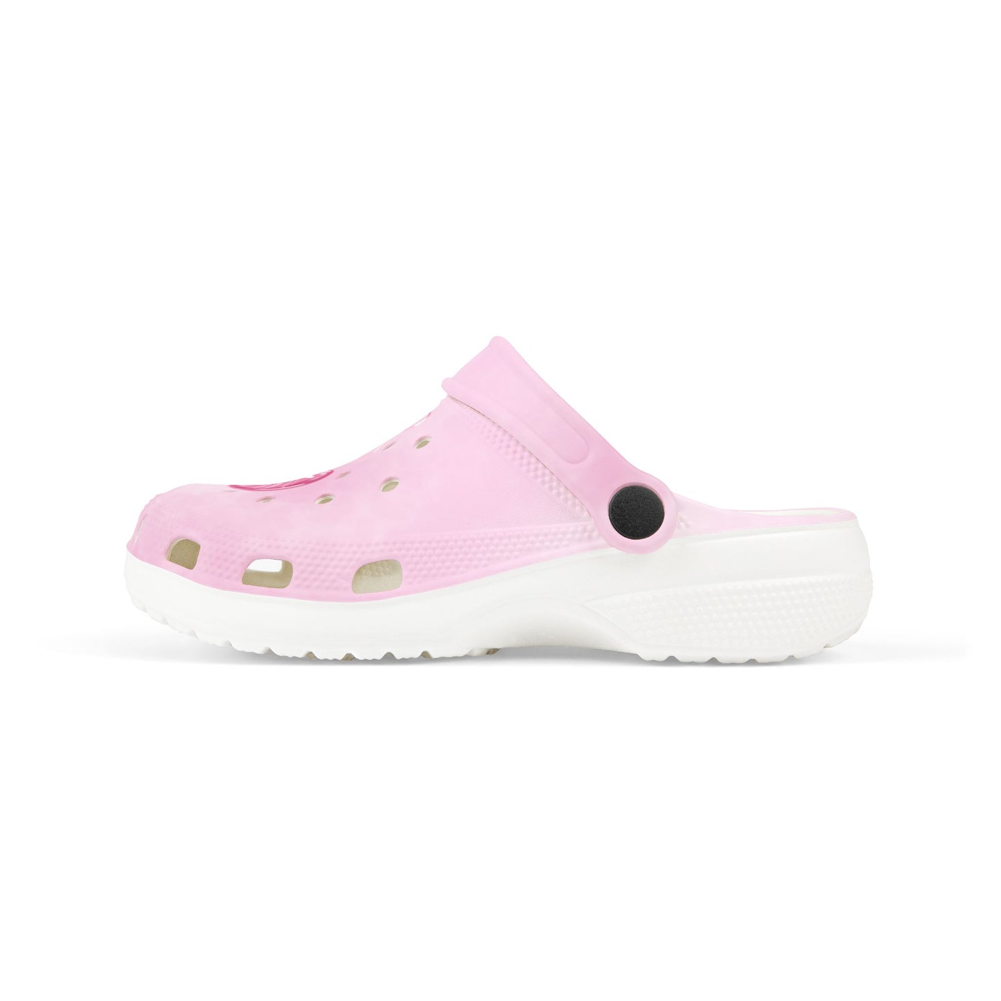 Kids Pink Bow EVA Foam Clogs — Cute Floral Heart Balloon Design©