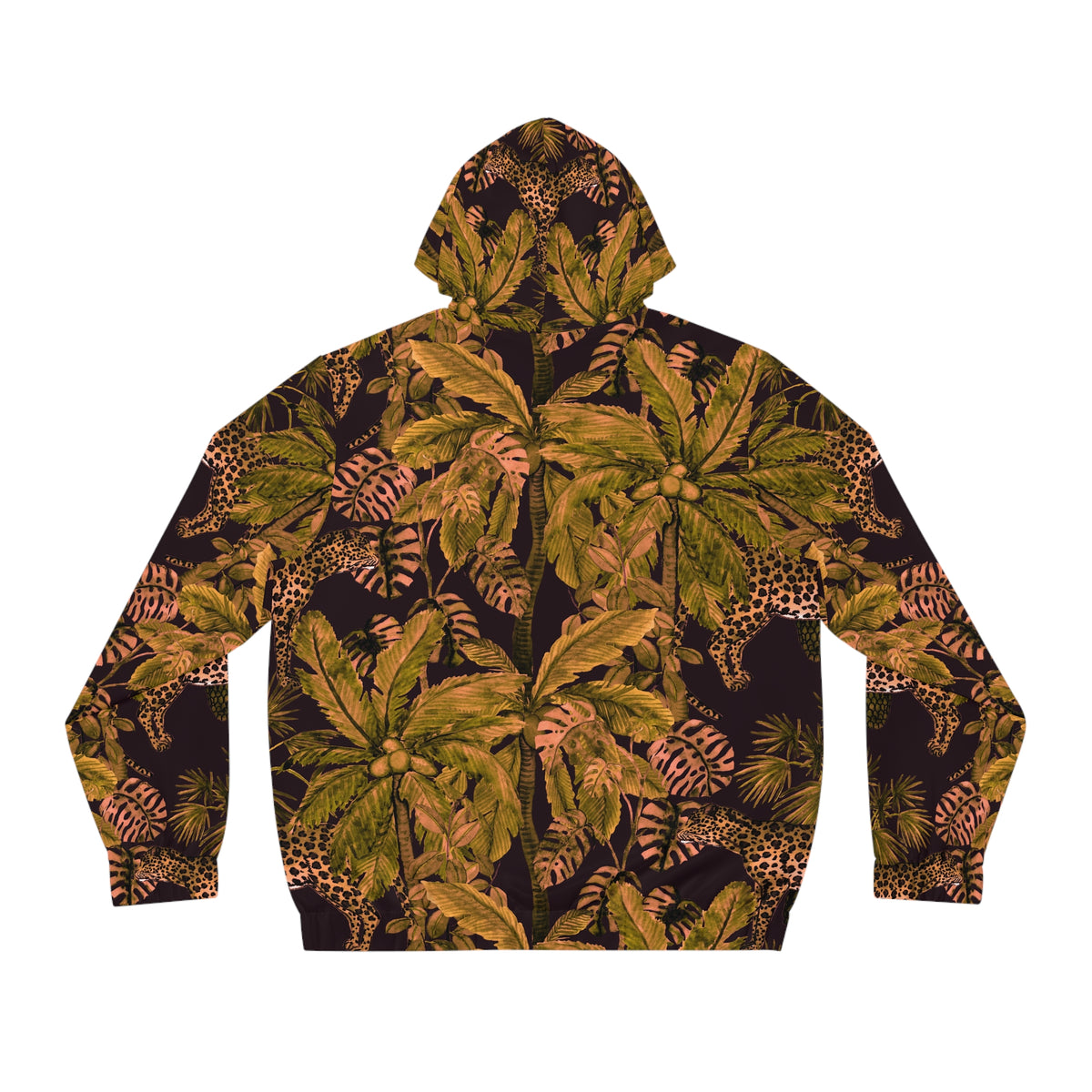 Tropical Leopard Jungle Zip Hoodie©