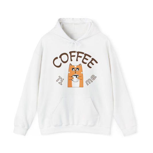 Cat Coffee Time Hoodie Sweatshirt©