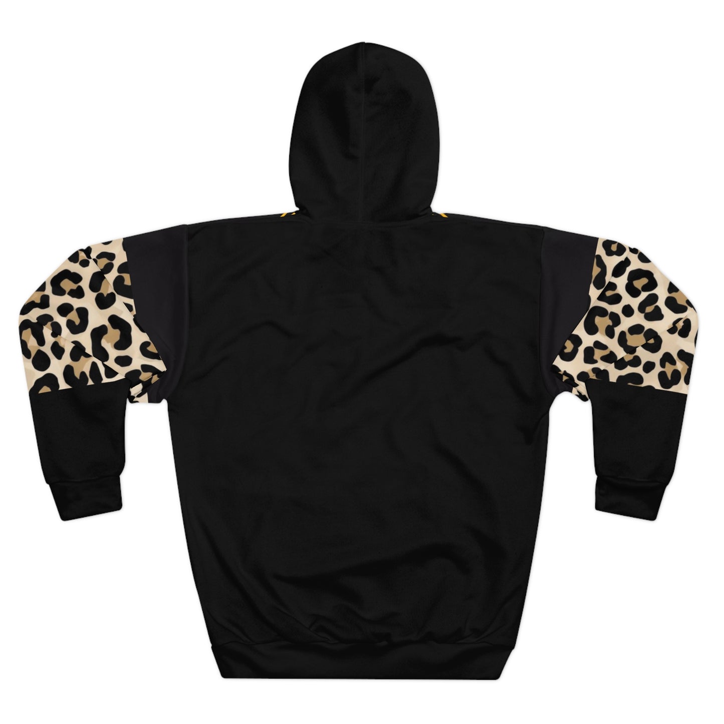 Leopard Panel Hoodie — Women's-Inspired Animal Print Pullover©