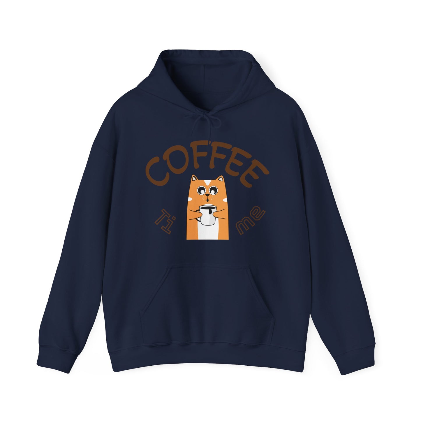 Cat Coffee Time Hoodie Sweatshirt