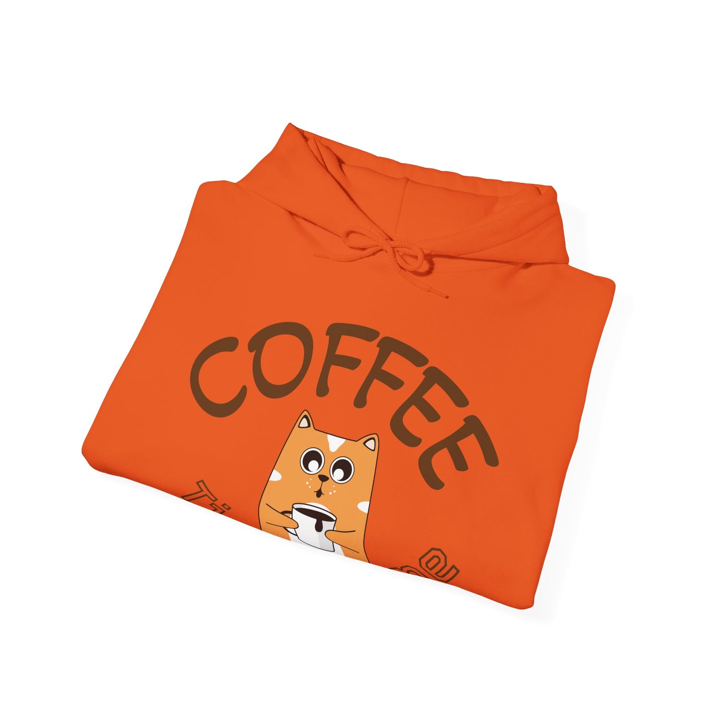 Cat Coffee Time Hoodie Sweatshirt