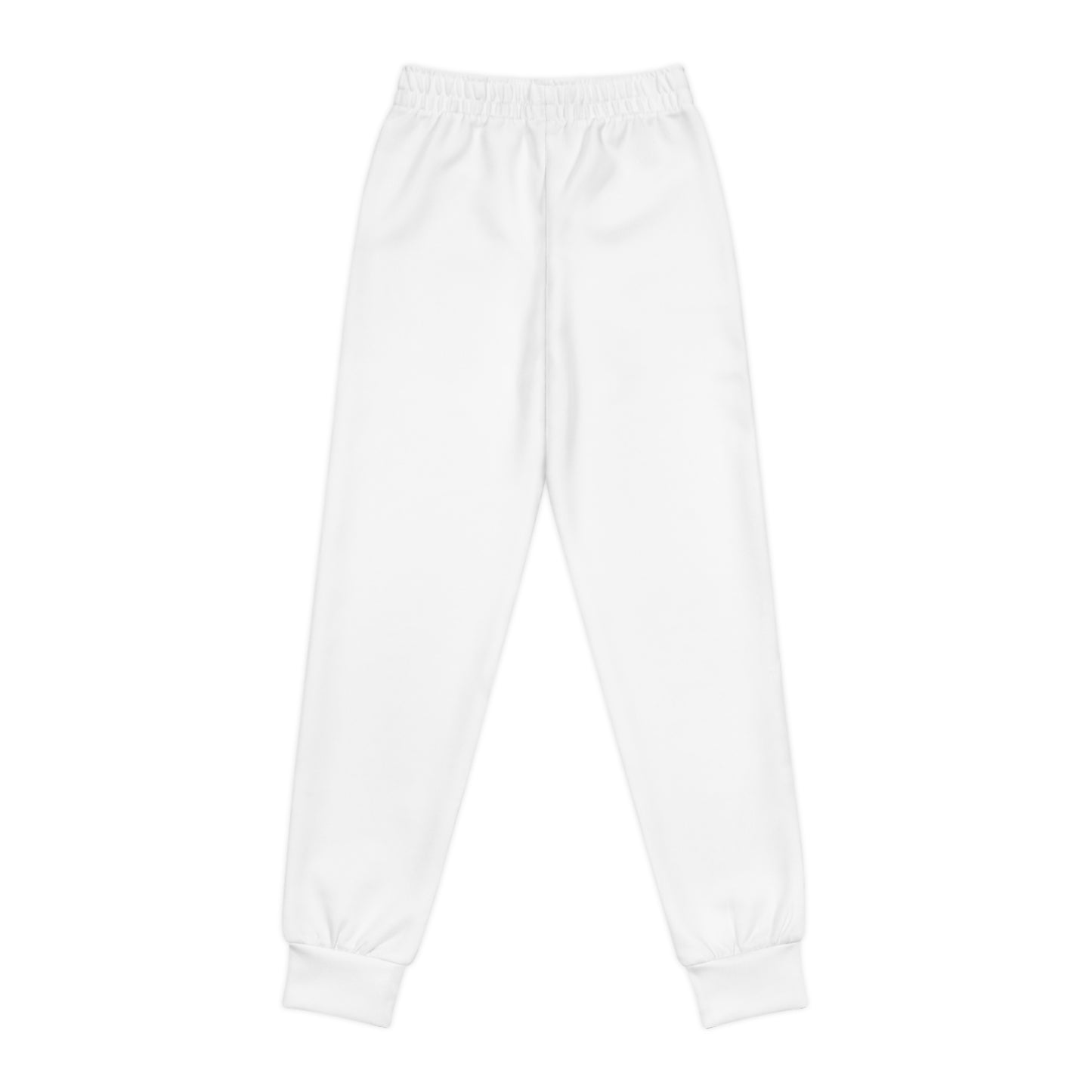 Mon Amour Youth Joggers — White Joggers with 'Mon amour'©