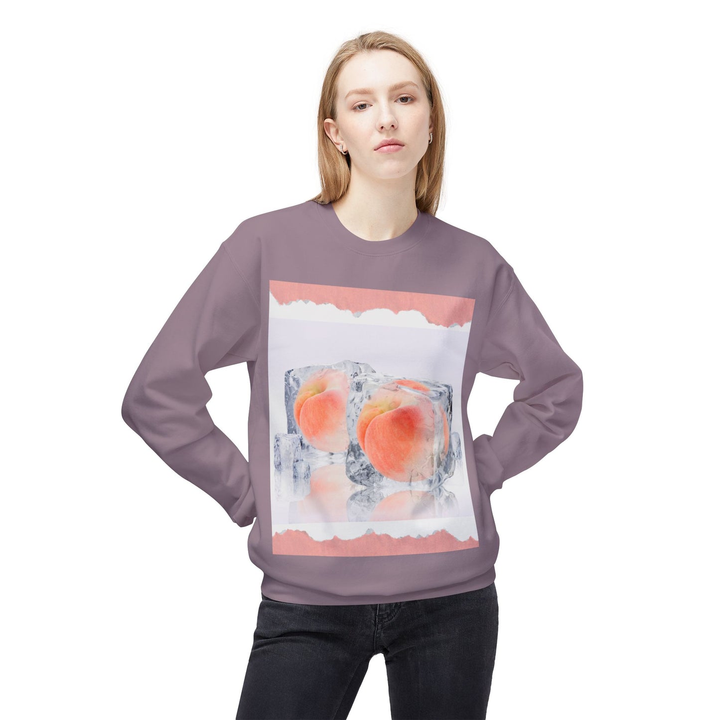 Unisex Midweight Peach ice Sweatshirt©