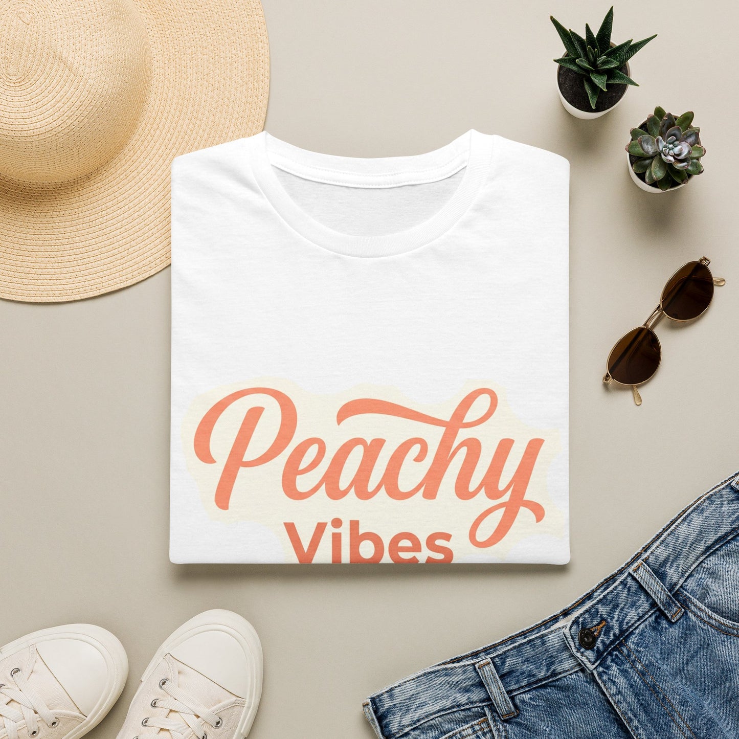 Peachy Vibes T-Shirt©