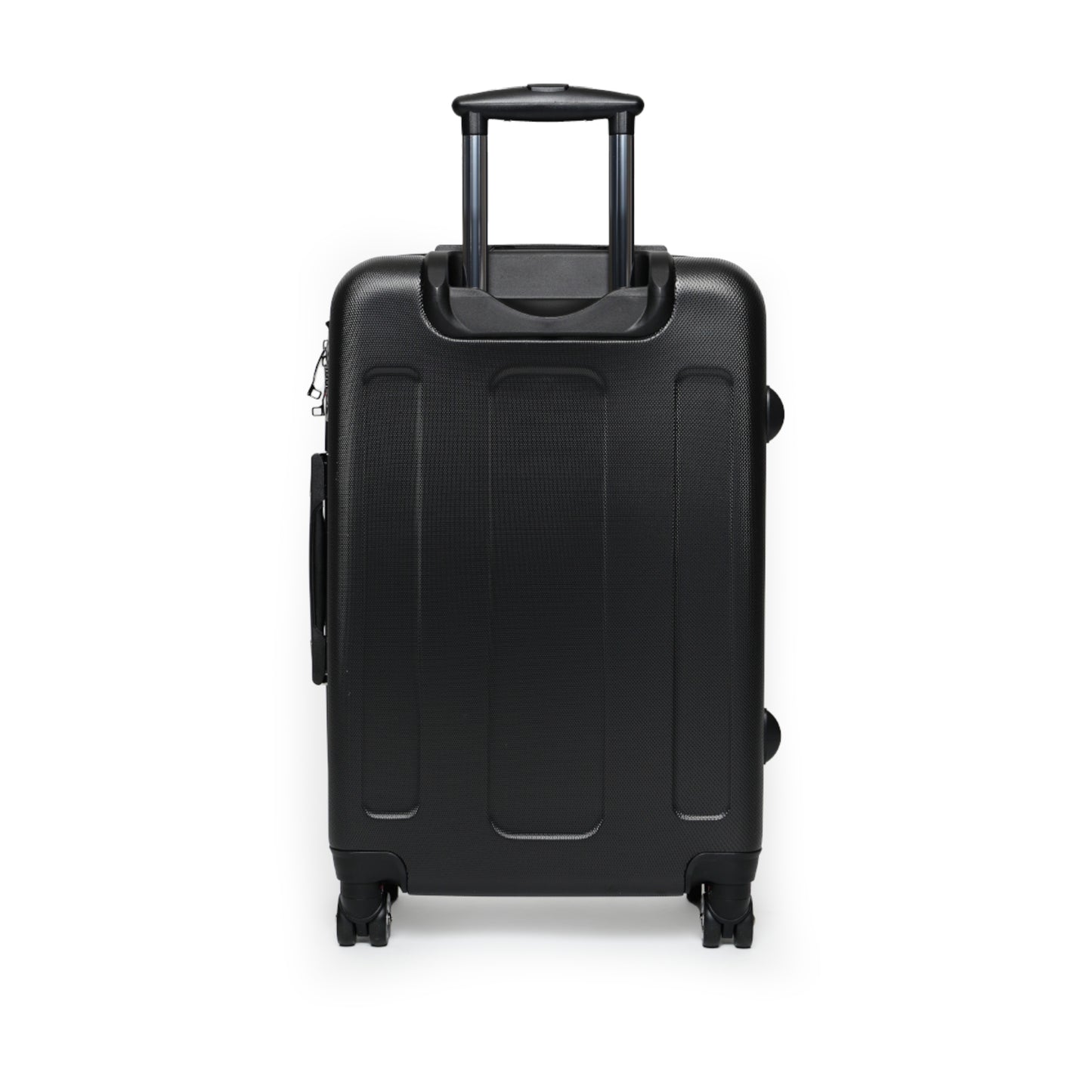 Cherry Pattern Suitcase— Pastel Pink & Lavender Travel Luggage©