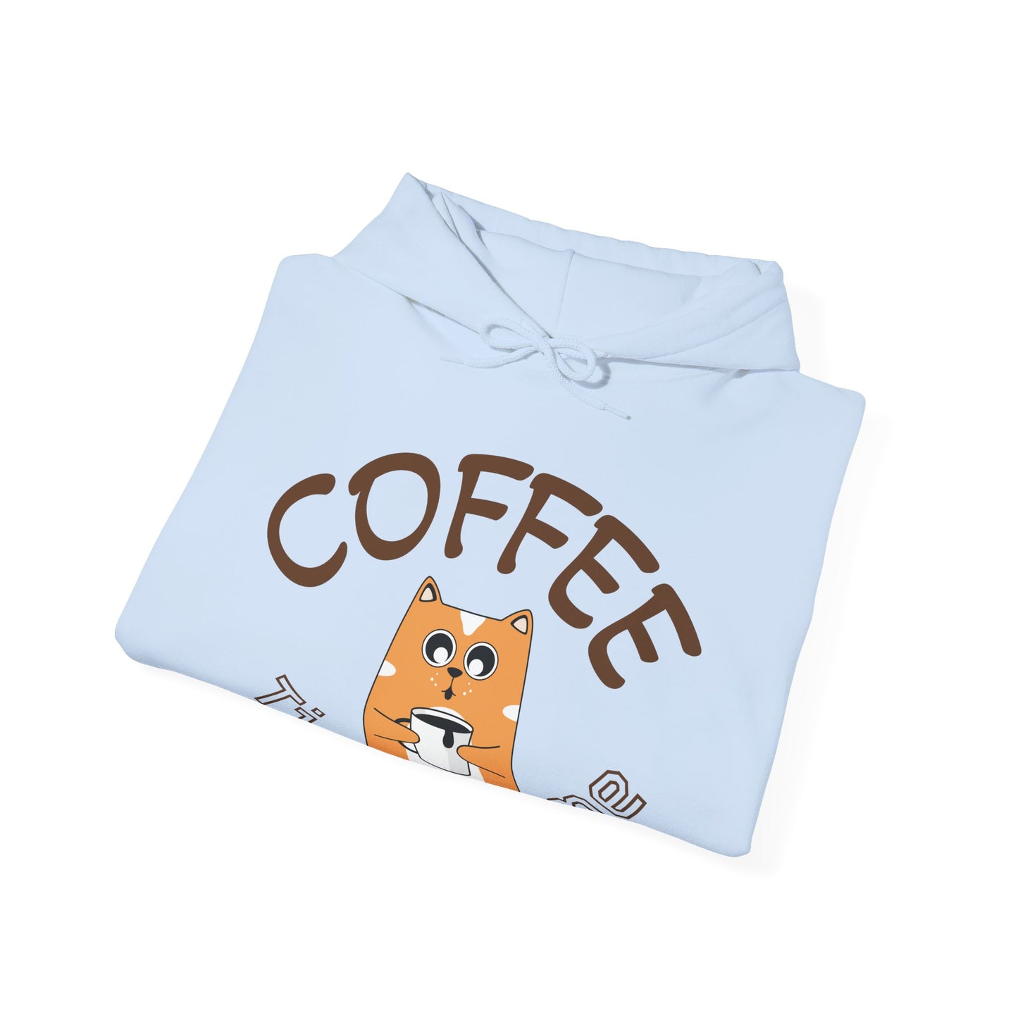 Cat Coffee Time Hoodie Sweatshirt