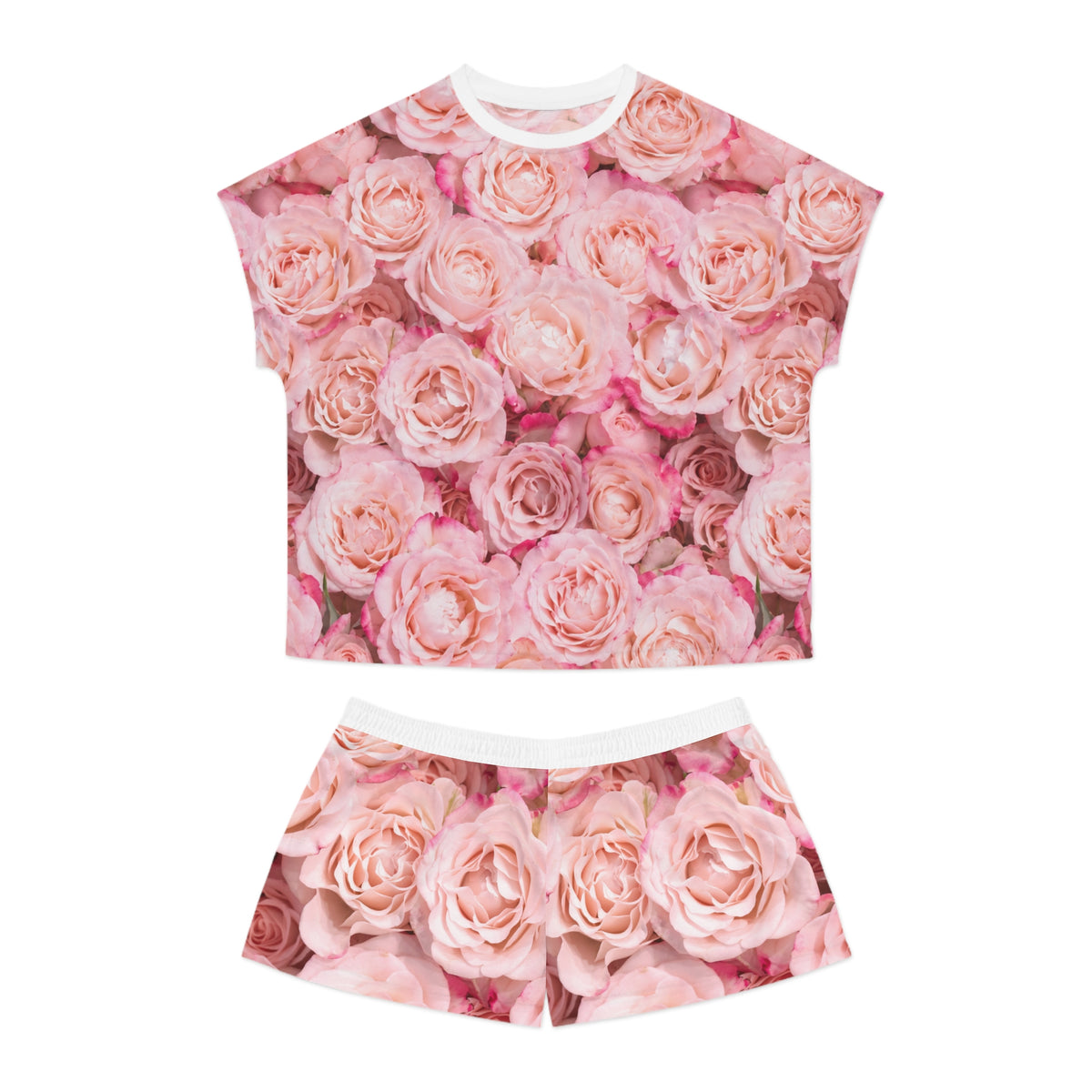 Rose Garden Pajama Set — Women's Floral Short Sleepwear©