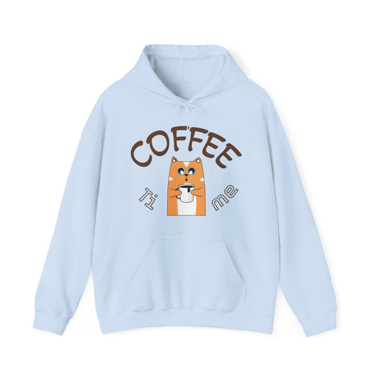 Cat Coffee Time Hoodie Sweatshirt