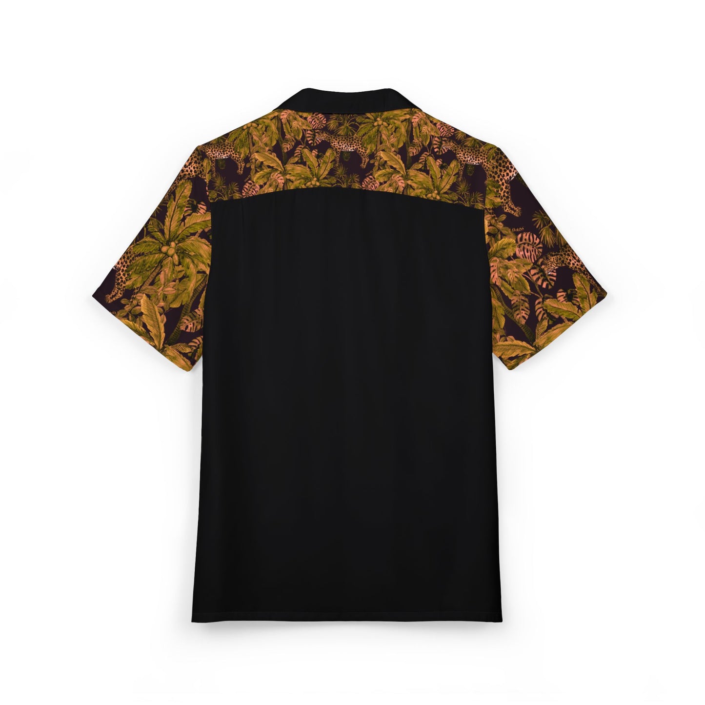 Tropical Leopard Hawaiian Shirt — Vintage Jungle Print Button-Down