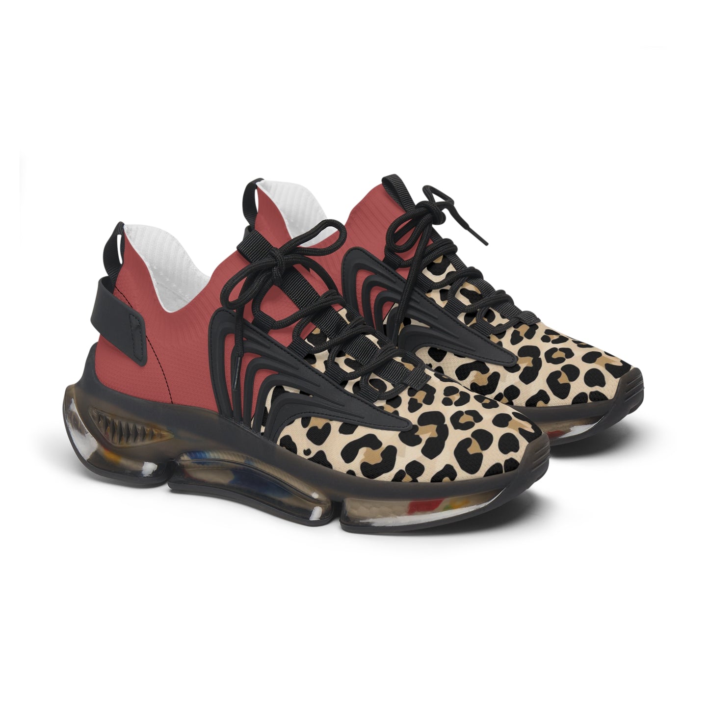 Leopard Mesh Sneakers — Women’s Fashion Athletic Shoes