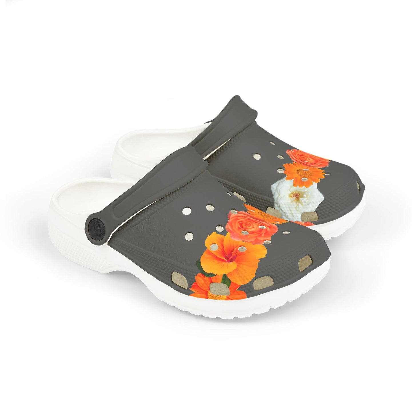 Floral Kid's EVA Foam Clogs - Cute Garden-Theme Slip-Ons, Summer Footwear, Playtime Shoes, Vacation Accessories, Gift for Kids, [...]