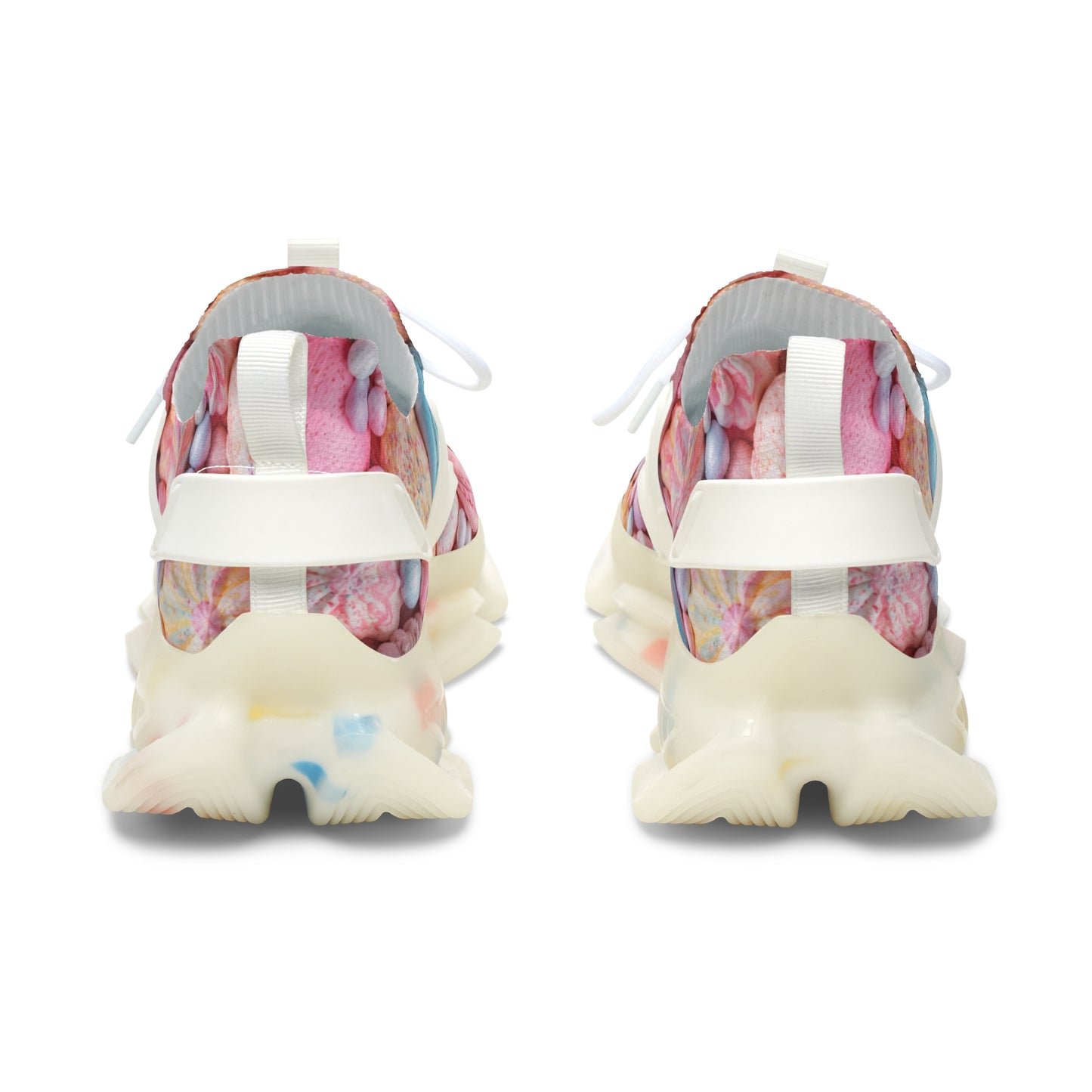 Colorful Candy Macaron Mesh Sneakers — Women's Pastel Athletic Shoes©