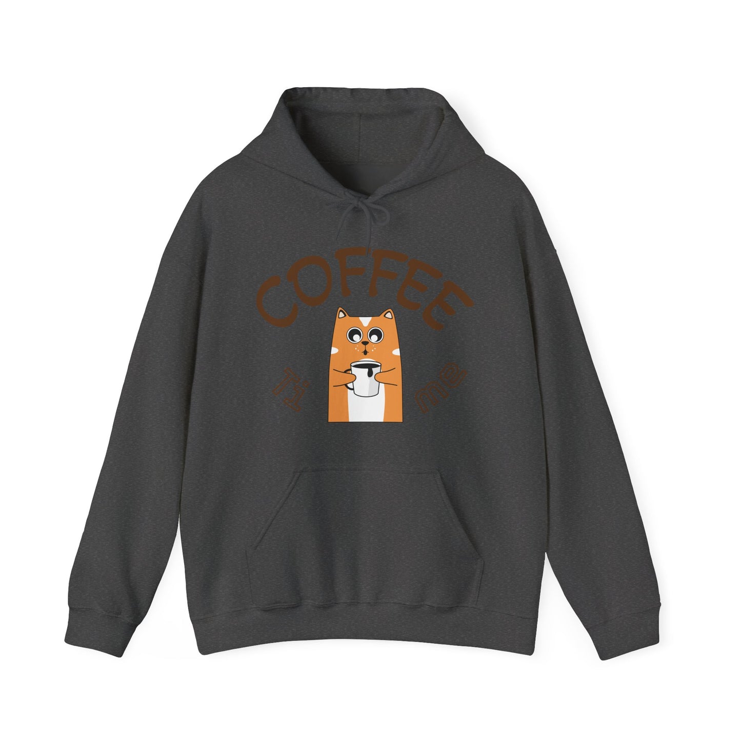 Cat Coffee Time Hoodie Sweatshirt