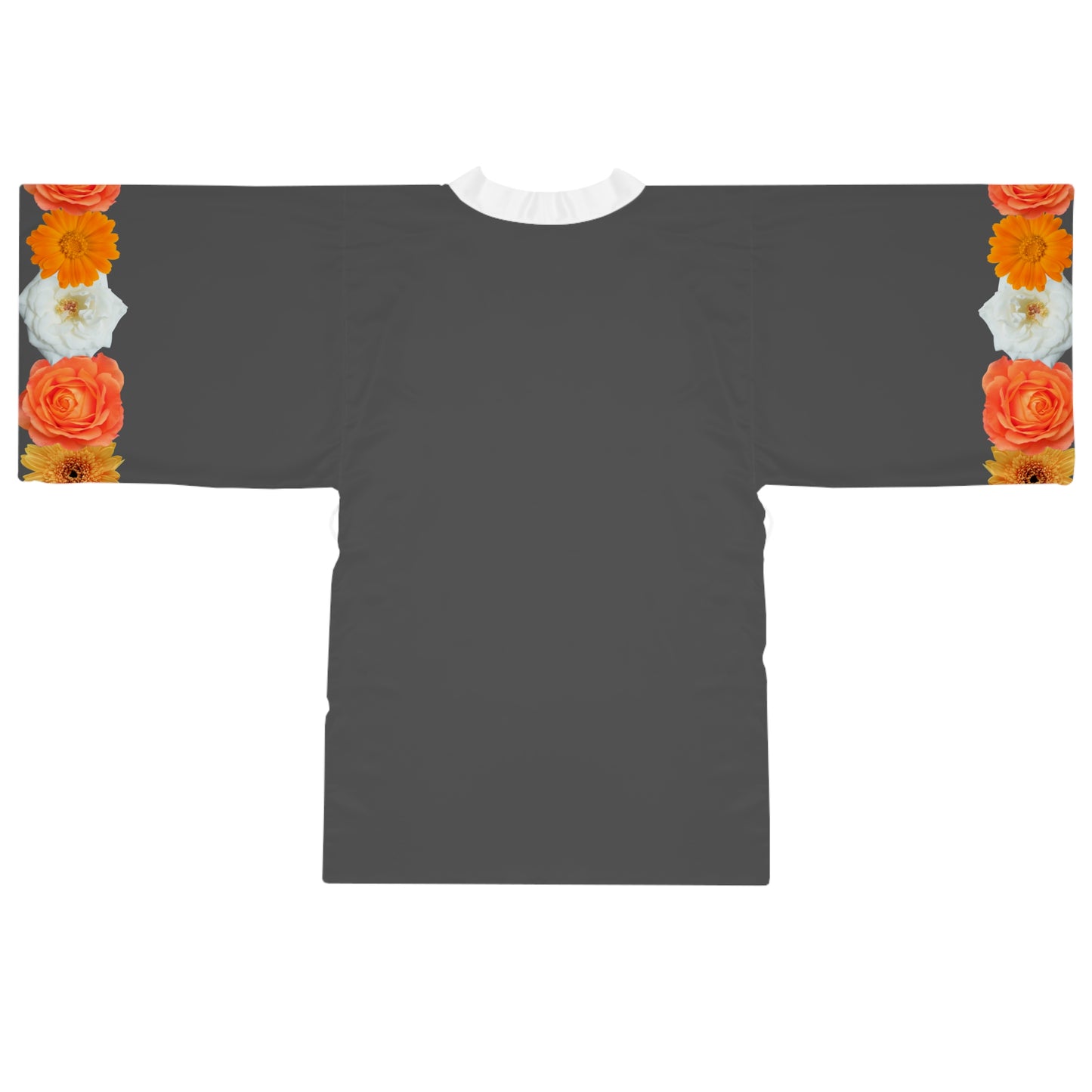 Orange Marigold Kimono Robe (AOP)