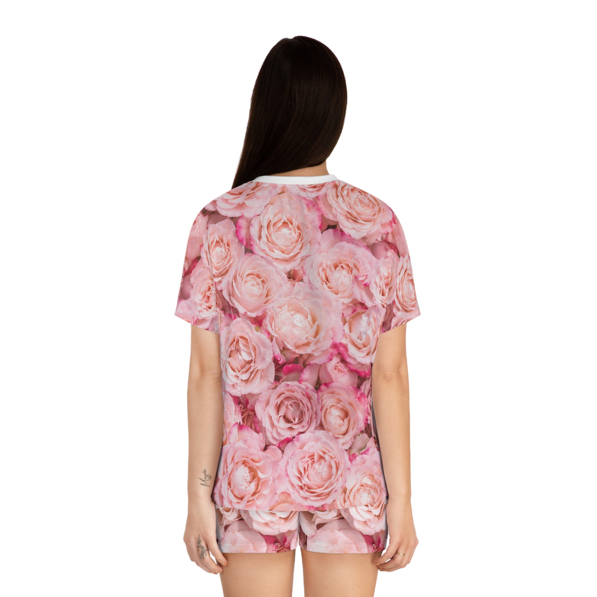 Rose Garden Pajama Set — Women's Floral Short Sleepwear©