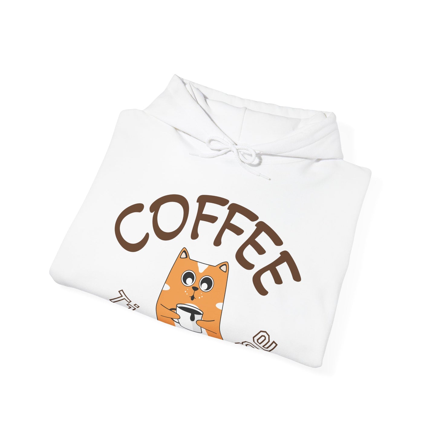 Cat Coffee Time Hoodie Sweatshirt©