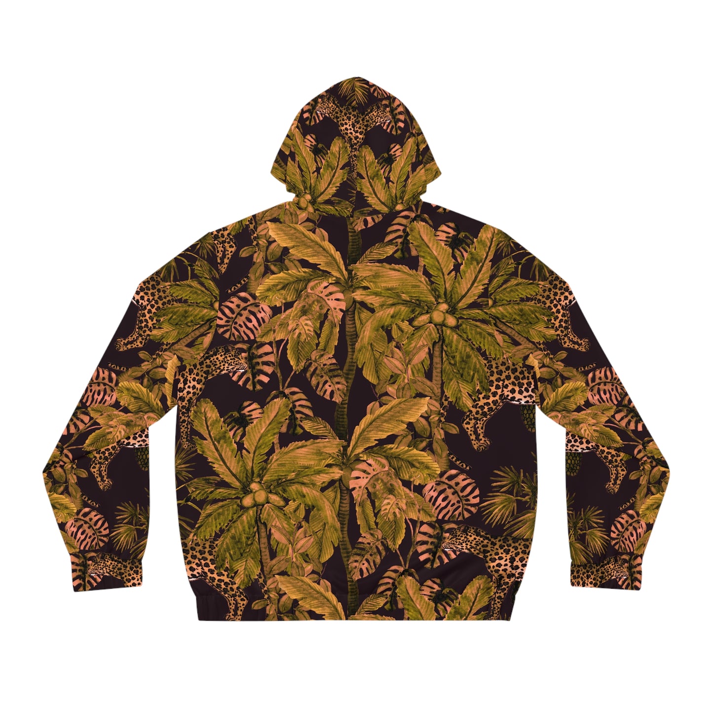 Tropical Leopard Jungle Zip Hoodie©