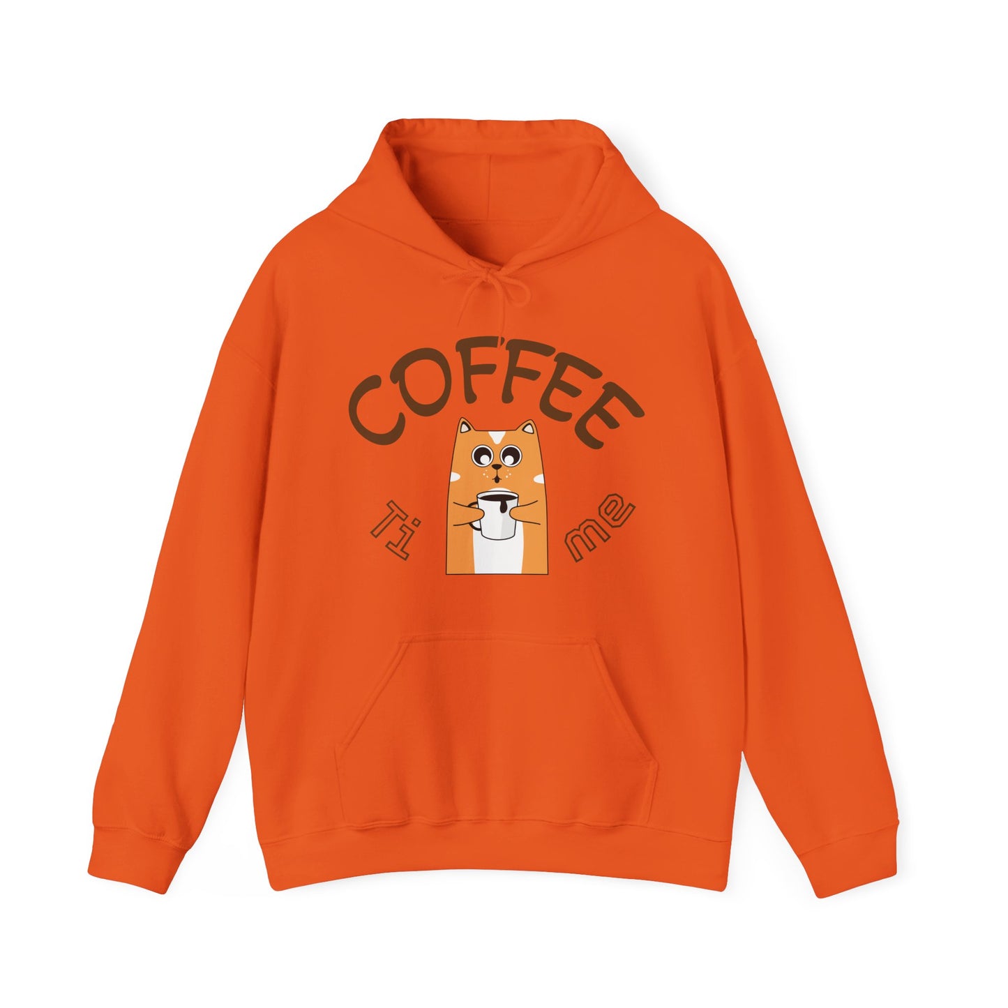 Cat Coffee Time Hoodie Sweatshirt