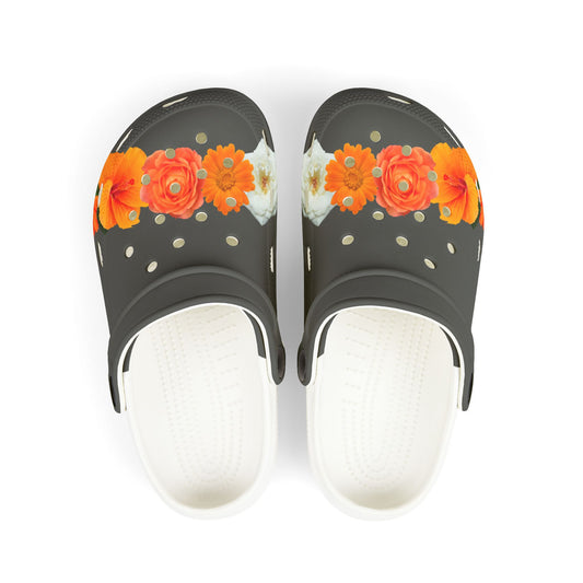 Floral Kid's EVA Foam Clogs - Cute Garden-Theme Slip-Ons, Summer Footwear, Playtime Shoes, Vacation Accessories, Gift for Kids, [...]