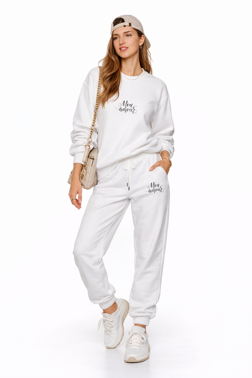 Embroidered Fleece Sweatpants — Cozy Unisex Joggers