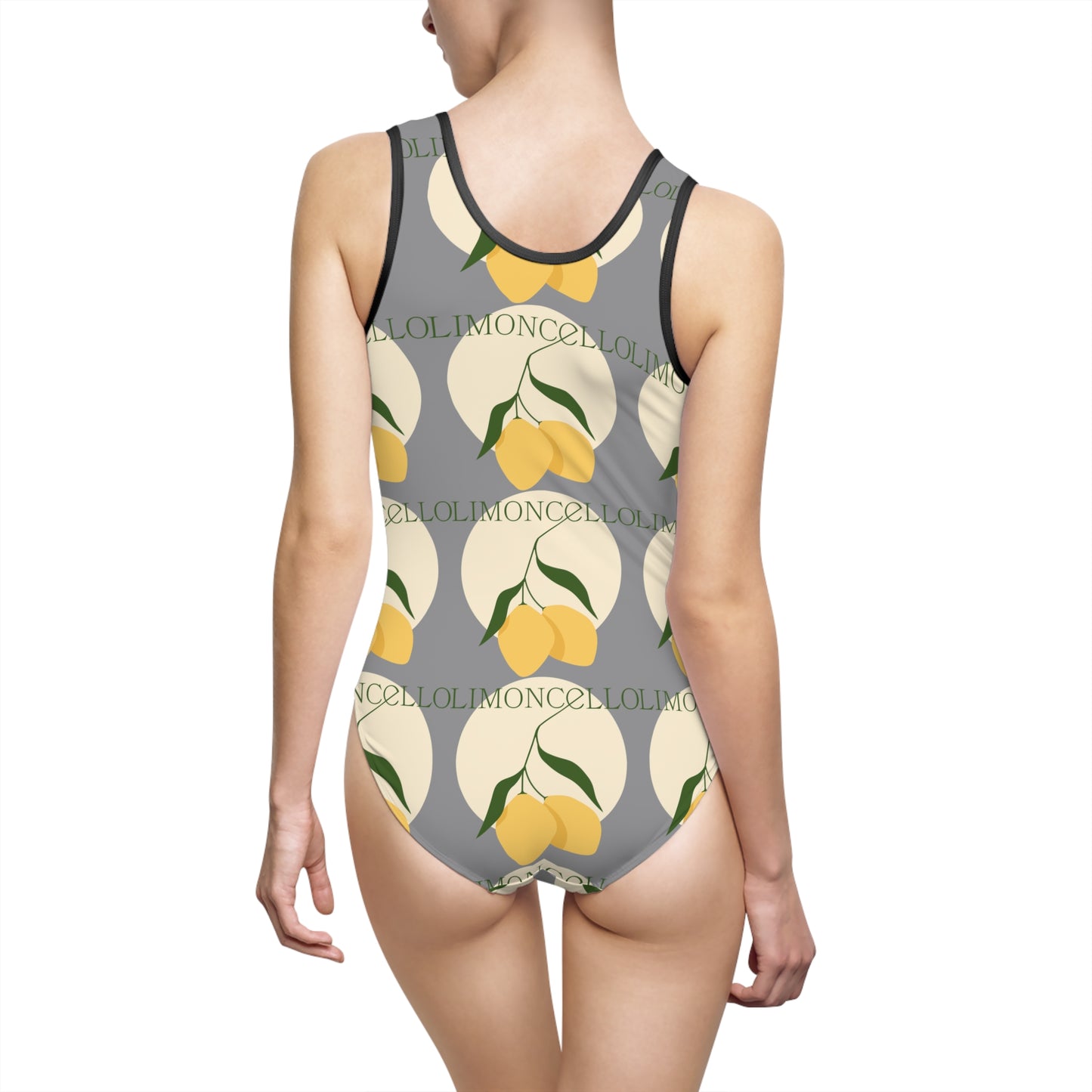 One-Piece Swimsuit - Cute Lemon Design©