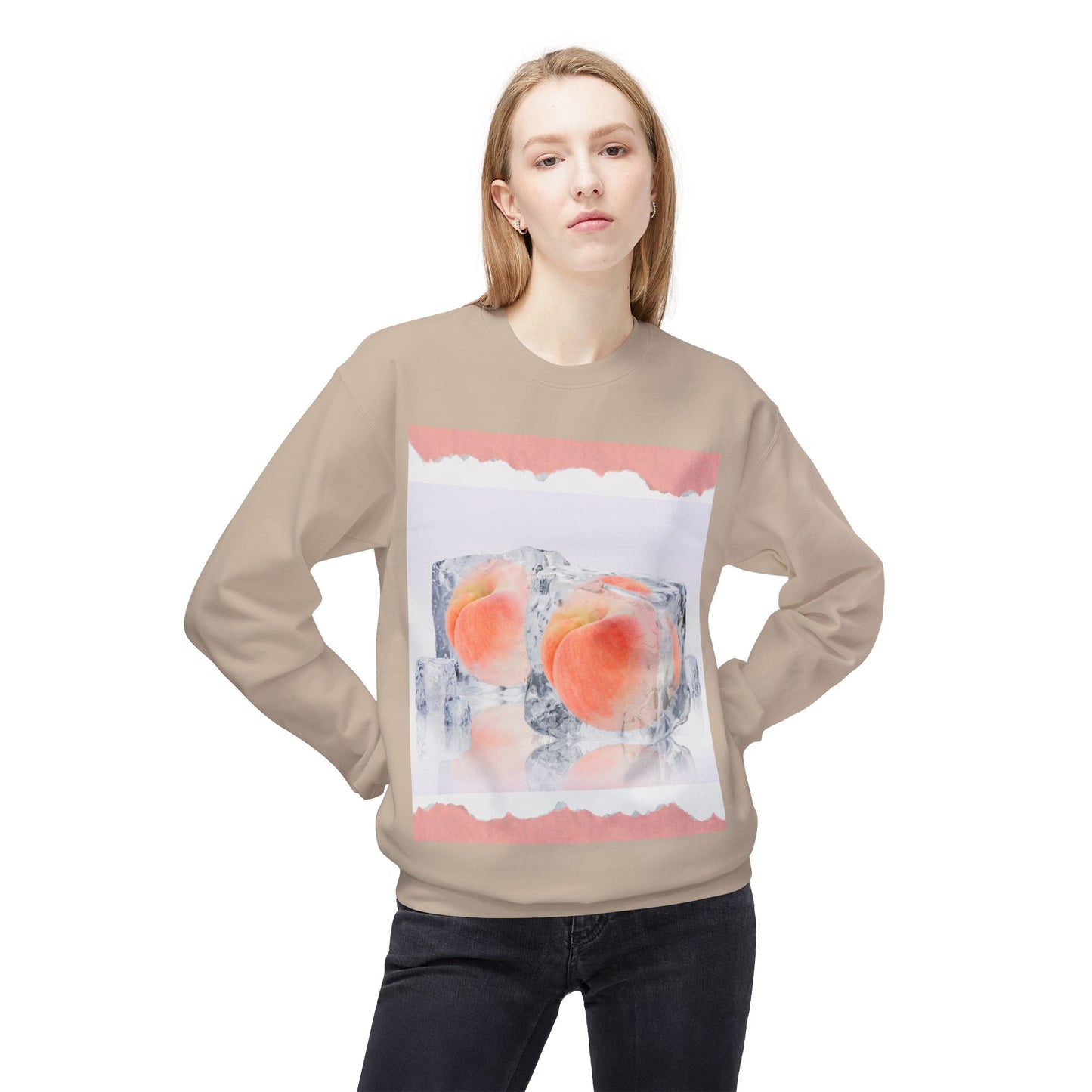 Unisex Midweight Peach ice Sweatshirt©