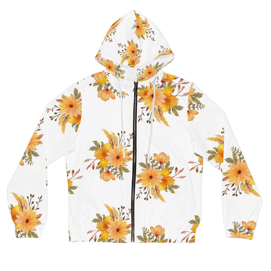 Floral Sunflower Zip Hoodie©