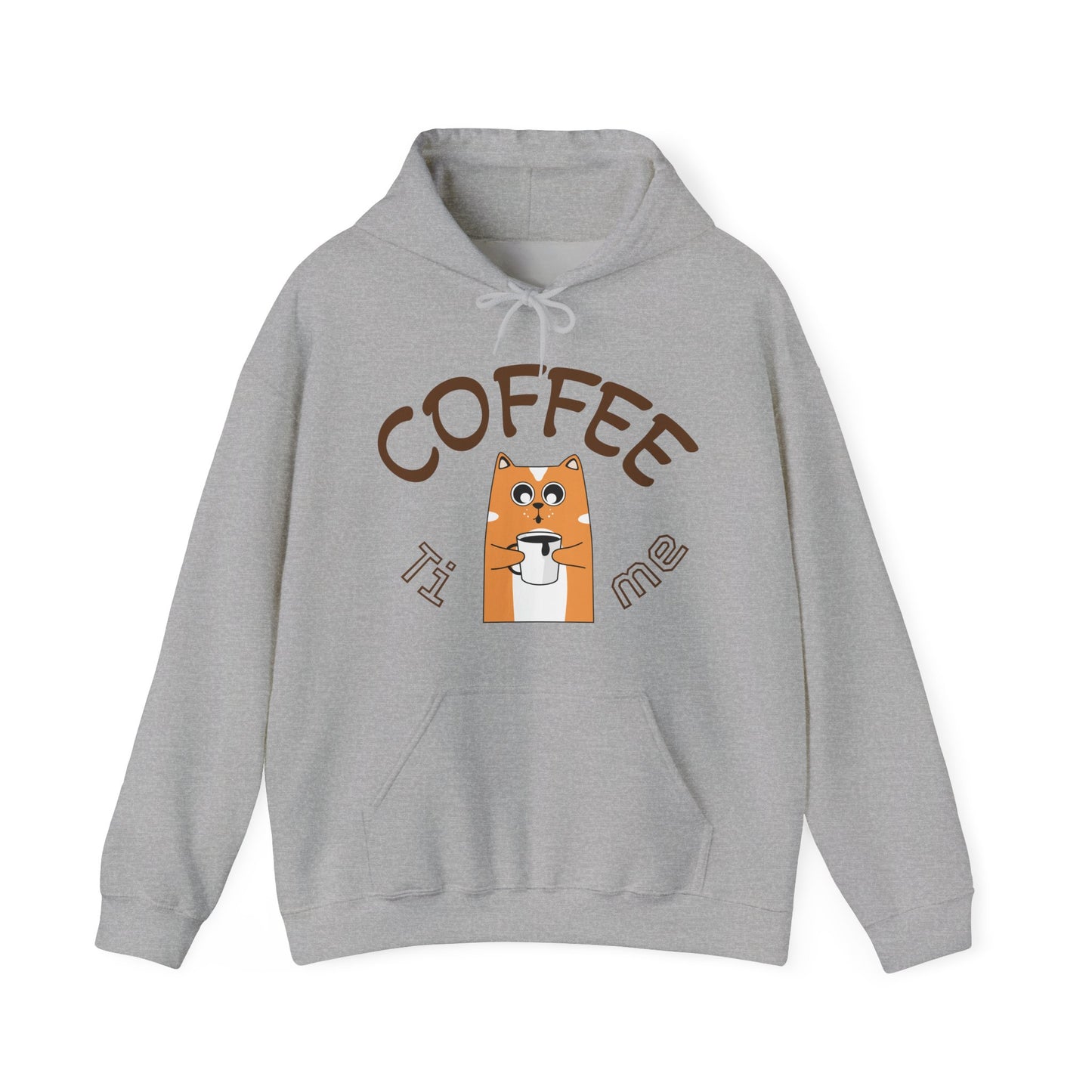 Cat Coffee Time Hoodie Sweatshirt