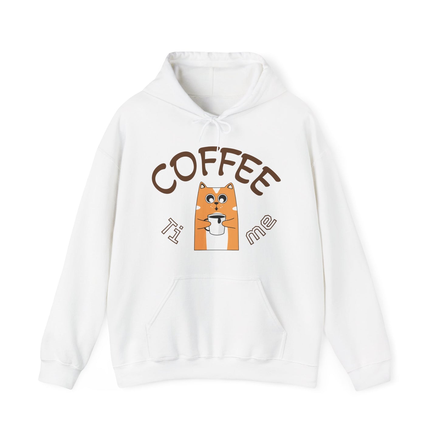 Cat Coffee Time Hoodie Sweatshirt