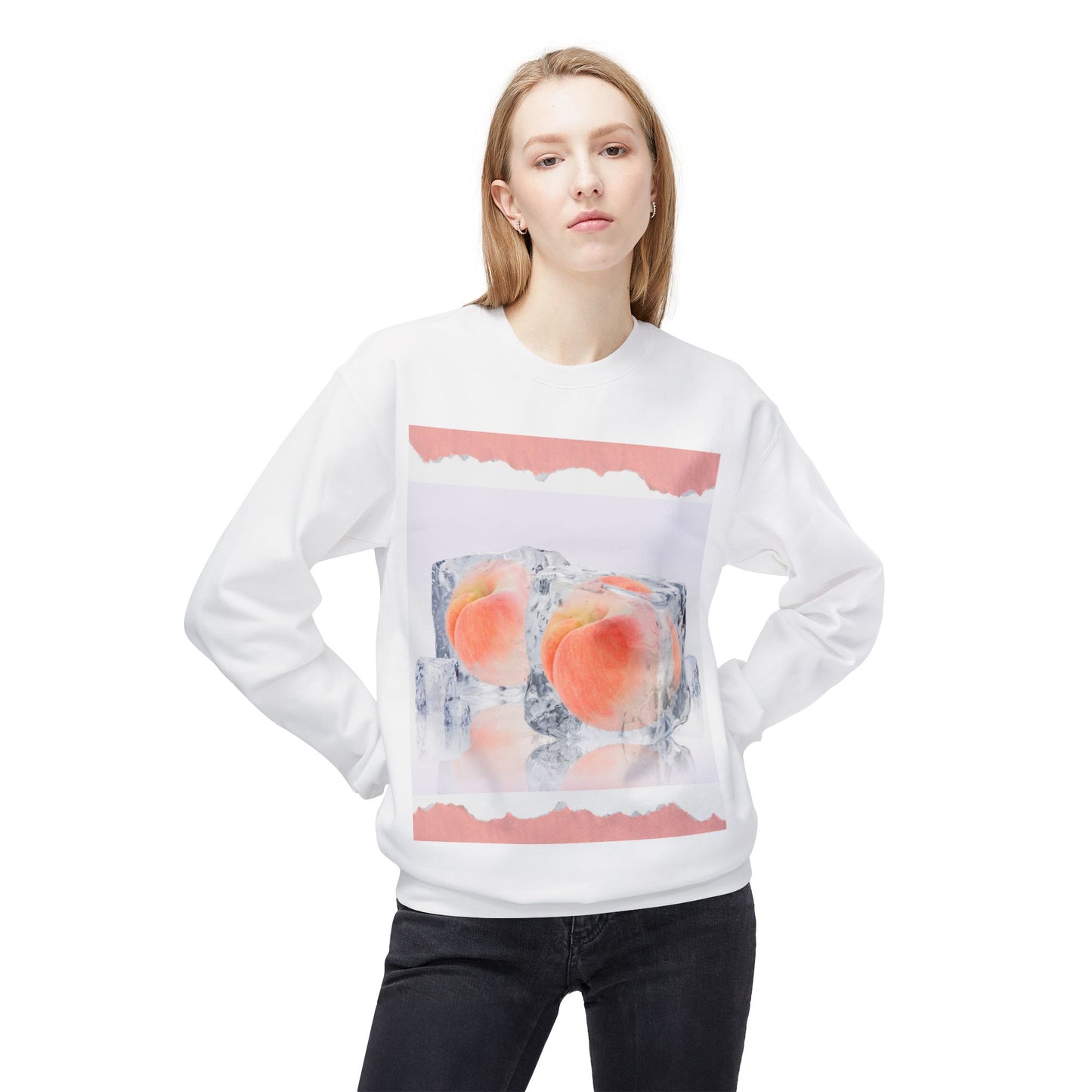 Unisex Midweight Peach ice Sweatshirt©