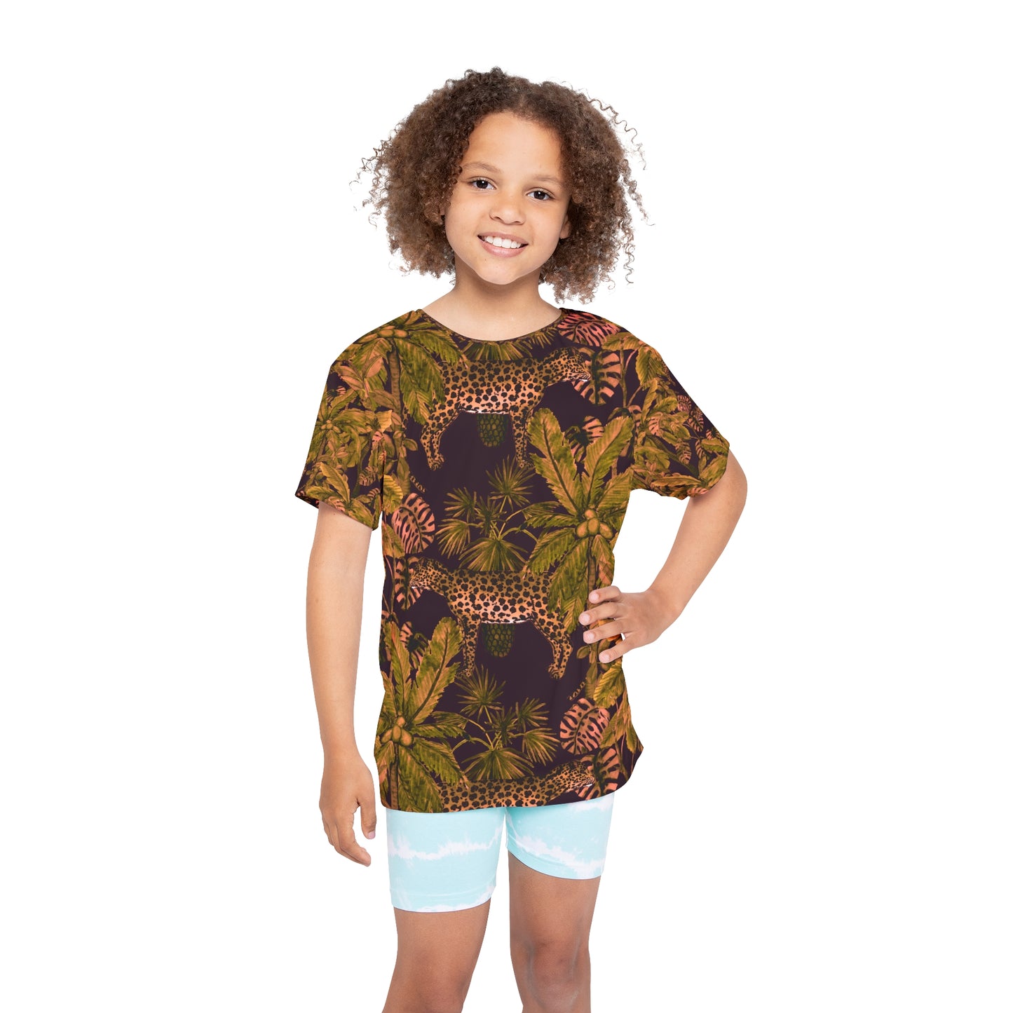 Kids Jungle Leopard All-Over Print Jersey©