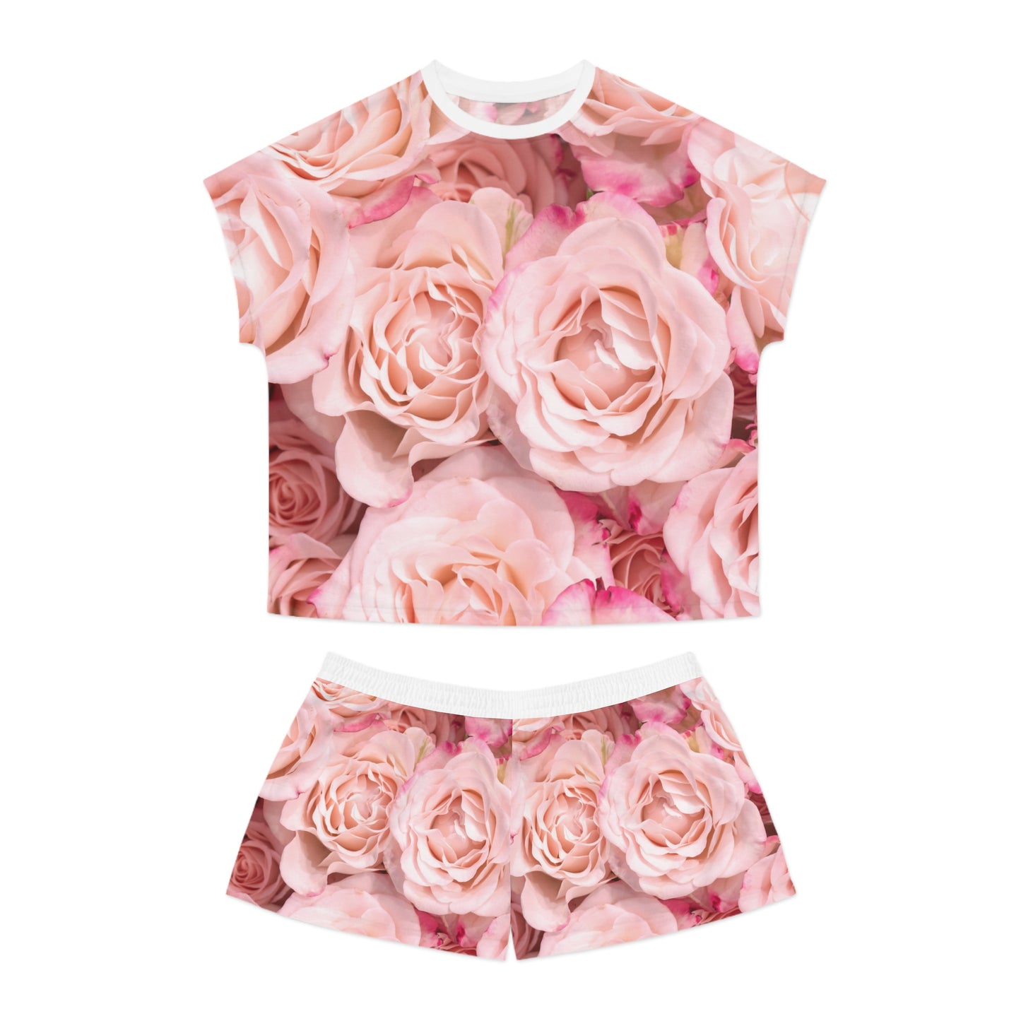 Rose Garden Pajama Set — Women's Floral Short Sleepwear©