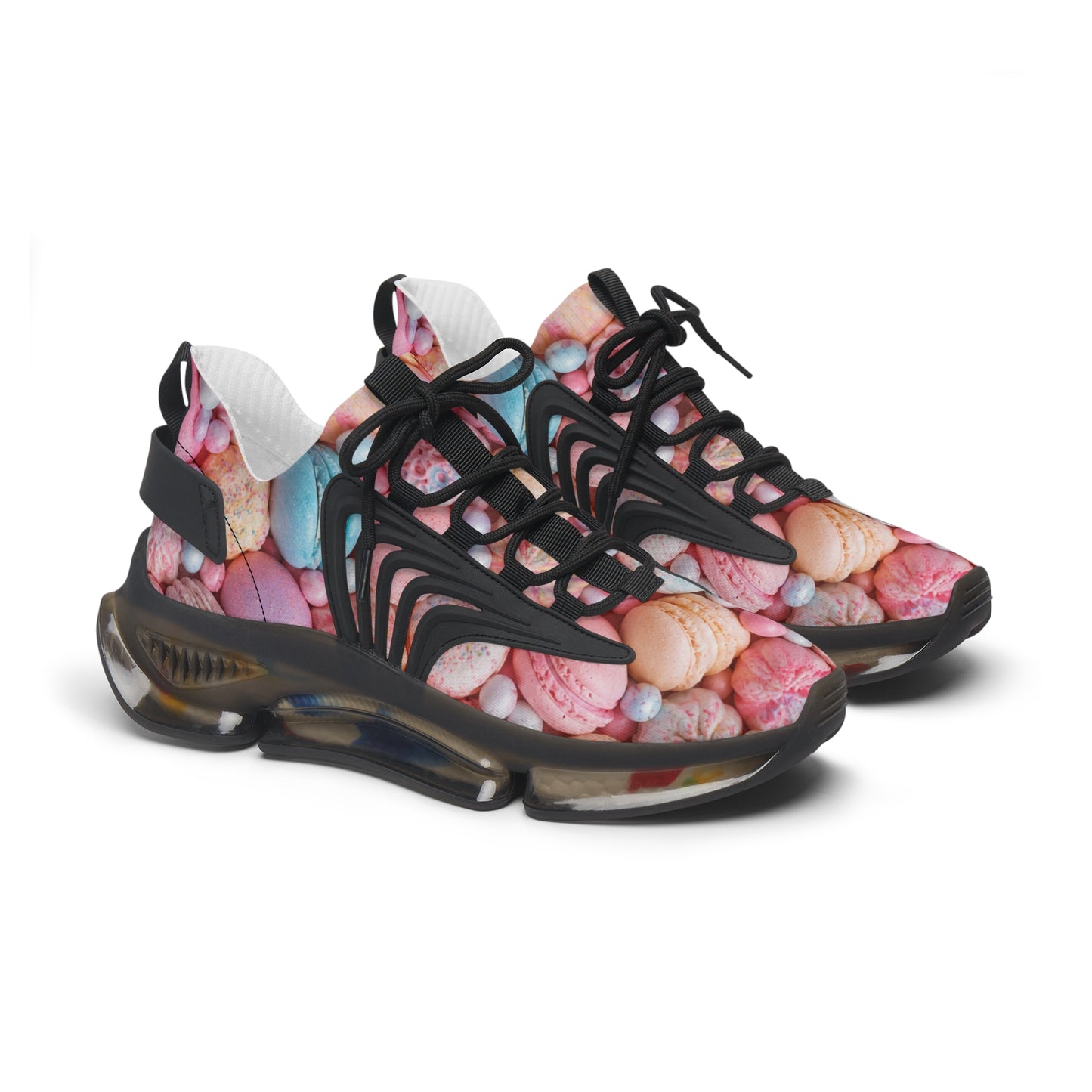 Colorful Candy Macaron Mesh Sneakers — Women's Pastel Athletic Shoes©