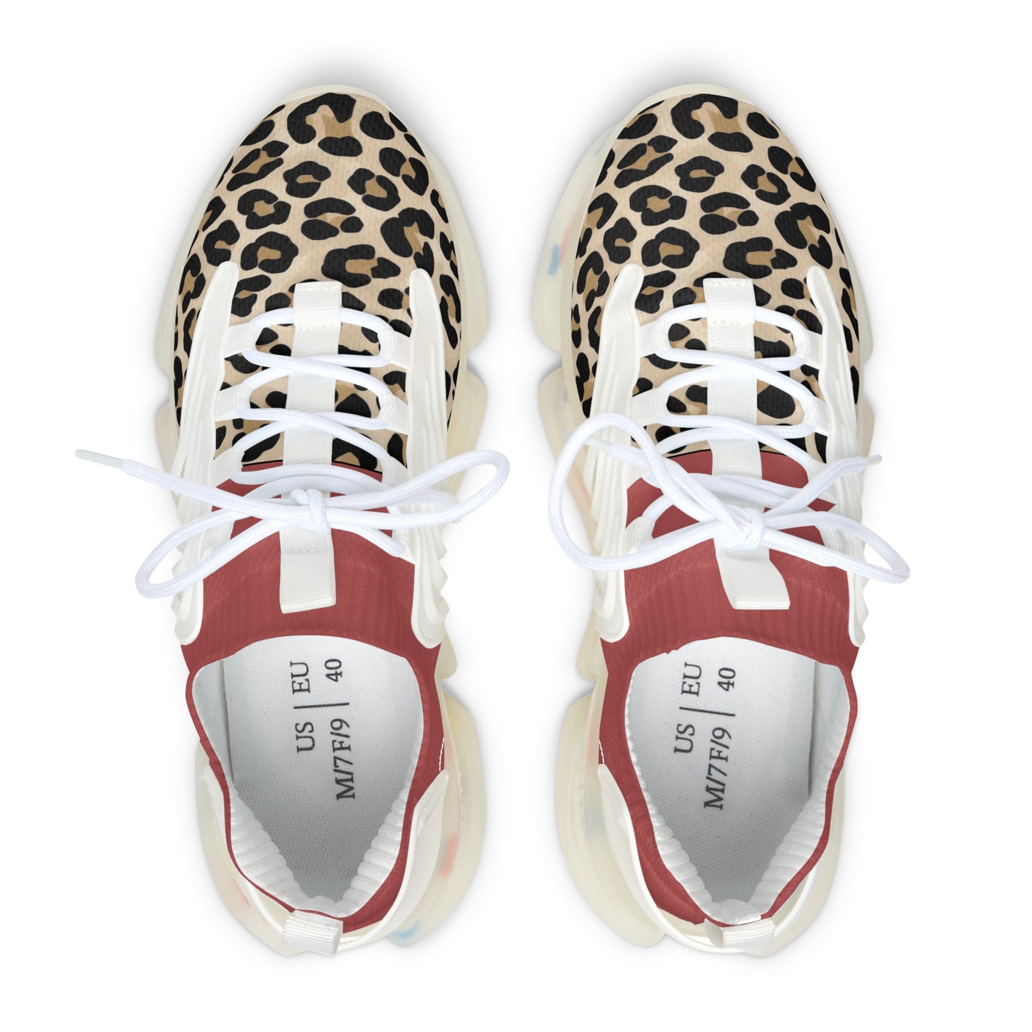 Leopard Mesh Sneakers — Women’s Fashion Athletic Shoes