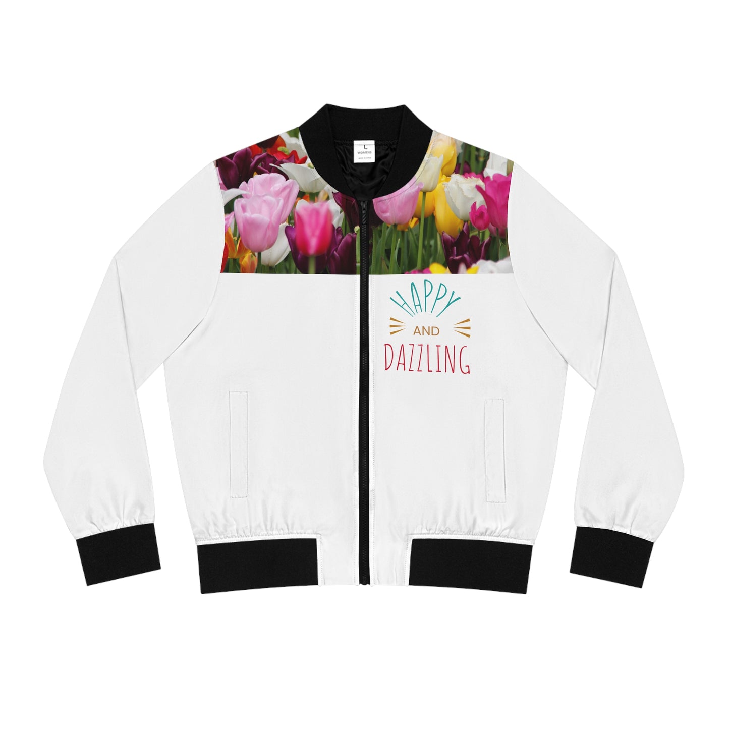 Happy and Dazzling Floral Bomber Jacket©