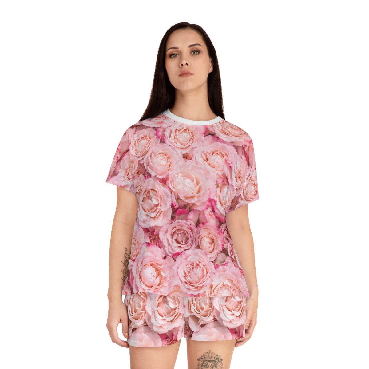 Rose Garden Pajama Set — Women's Floral Short Sleepwear©