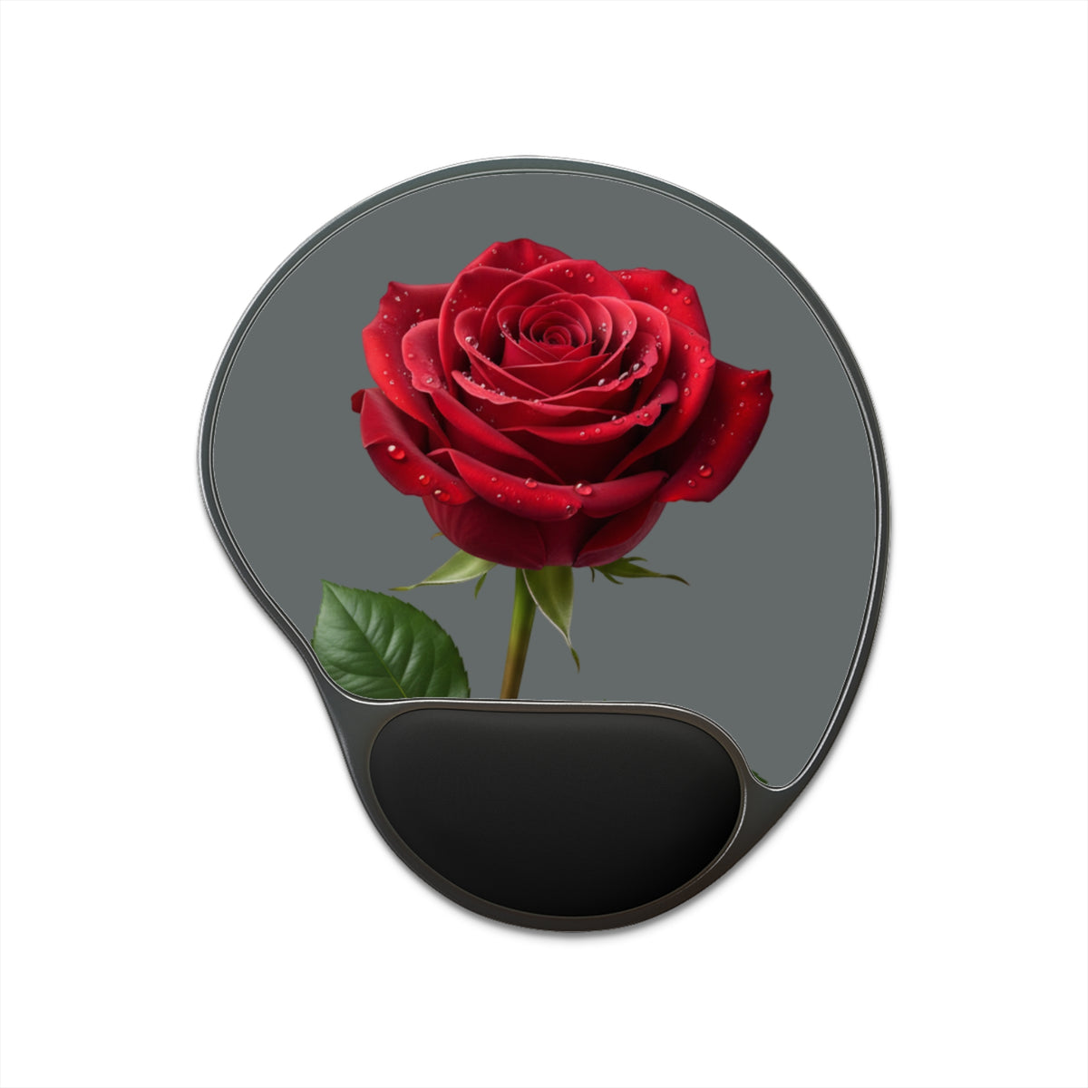 Rose Pattern Ergonomic Mouse Pad with Wrist Rest©