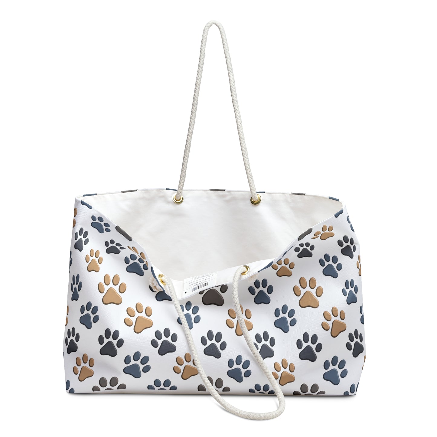 Paw Print Weekender Bag — Dog Lover Travel Tote©