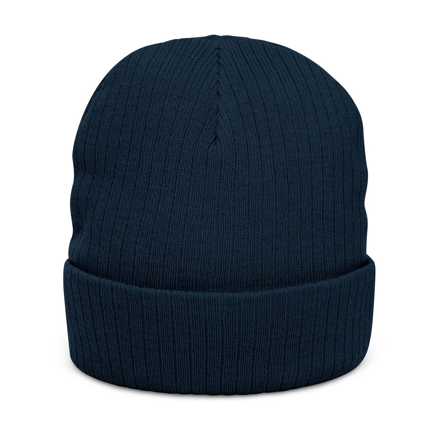 Embroidered Cherry Ribbed Beanie — Cute Knit Winter©