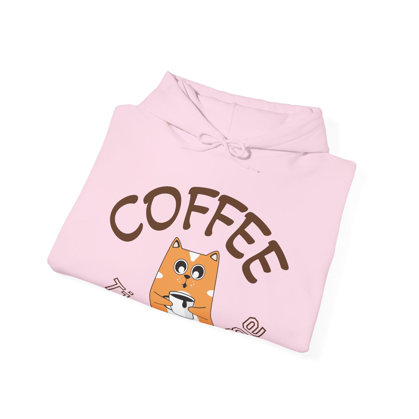 Cat Coffee Time Hoodie Sweatshirt